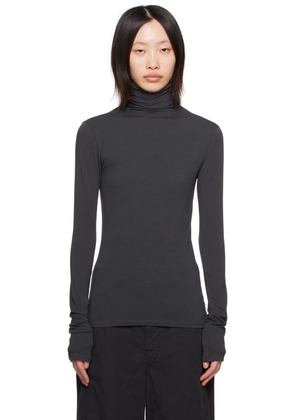 LEMAIRE Gray Fitted Turtleneck