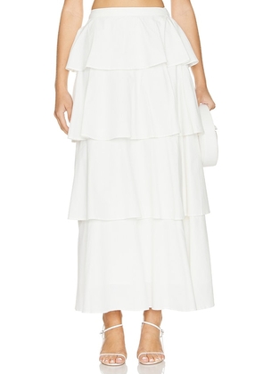 CAMI NYC Terra Skirt in White. Size M, S, XL.