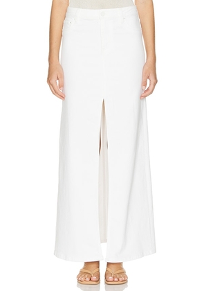 Alice + Olivia Rye Maxi Skirt in White. Size 25, 26, 27, 28, 29, 30, 31.