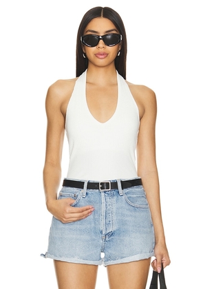 Citizens of Humanity Julien Halter Top in White. Size M, S, XS.