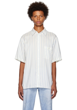 Bottega Veneta Off-White Striped Shirt