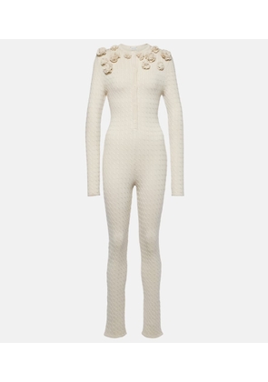Magda Butrym Cable-knit silk jumpsuit