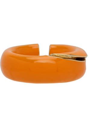 Bottega Veneta Orange Fold Ring
