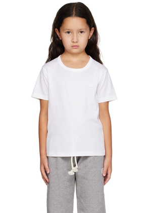 Acne Studios Kids White Patch T-Shirt