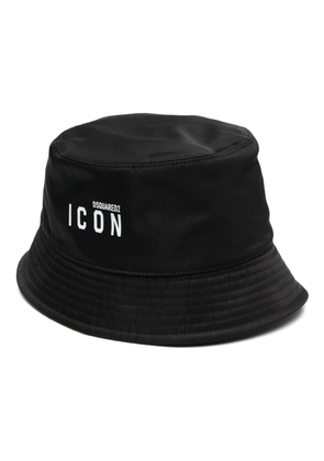 Dsquared2 logo-print bucket hat - Black