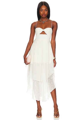 MAJORELLE Catarah Gown in Ivory. Size XS.