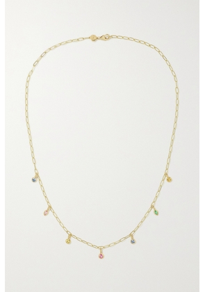 SORELLINA - Monroe 18-karat Gold Sapphire Necklace - One size