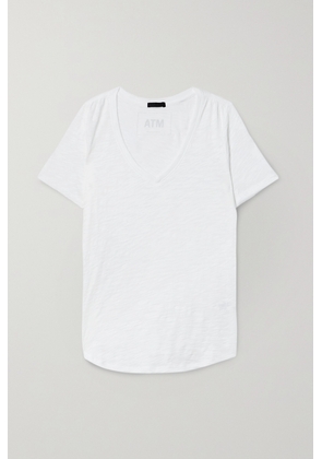 ATM Anthony Thomas Melillo - Slub Cotton-jersey T-shirt - White - x small,small,medium,large,x large