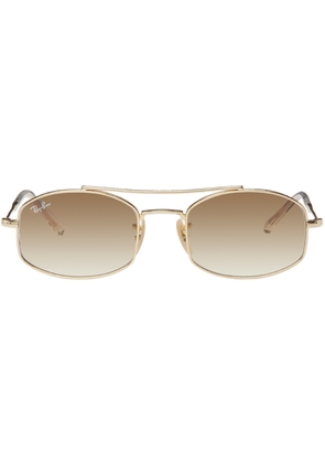 Ray-Ban Gold RB3719 Sunglasses