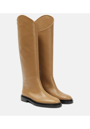 Jil Sander Lucie leather knee-high boots