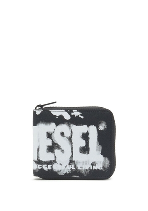 Diesel Rave Bi-Fold Coin XS zipped wallet - Black