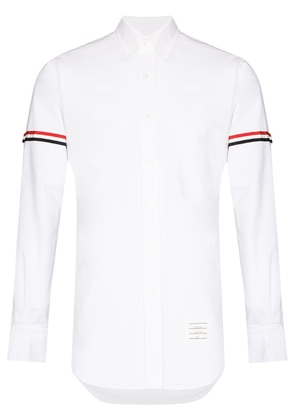Thom Browne RWB long-sleeve shirt - White