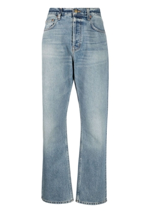 B SIDES straight-leg cotton jeans - Blue