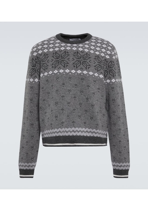 Thom Browne Jacquard wool sweater