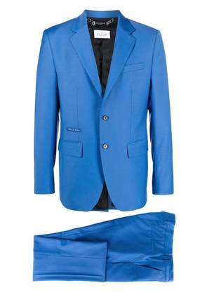 Philipp Plein single-breasted tailored suit - Blue