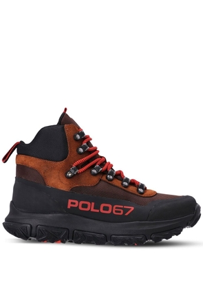 Polo Ralph Lauren lace-up sneaker boots - Brown