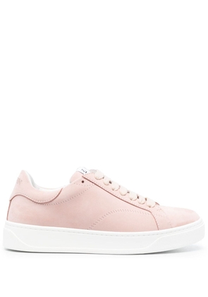 Lanvin DDBO suede lace-up sneakers - Pink
