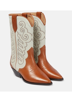 Isabel Marant Duerto embroidered leather boots