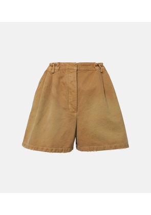 Prada Cotton canvas shorts