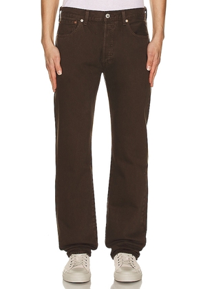 LEVI'S 501 Original Jean in Brown. Size 28.