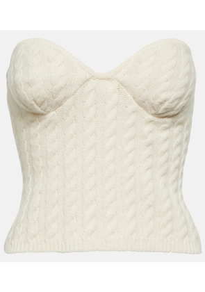 Magda Butrym Cable-knit tube top