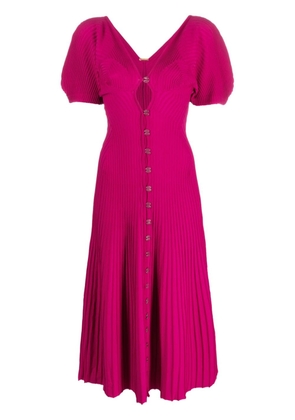 Cult Gaia Halsey short-sleeve dress - Pink