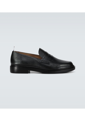 Thom Browne Grained leather penny loafers