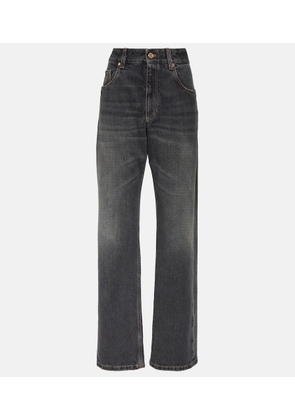 Brunello Cucinelli Mid-rise straight jeans