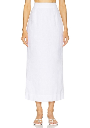 Posse Emma Pencil Skirt in White. Size XL.