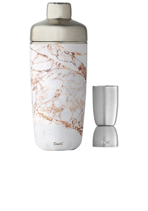 S'well Elements Shaker Set 18oz in White.