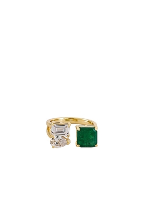 The M Jewelers NY Avery Stone Ring in Green. Size 6, 7, 8.