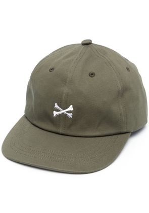 WTAPS motif-embroidered baseball cap - Green