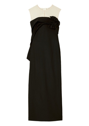 Tory Burch knot-embellished midi dress - Black