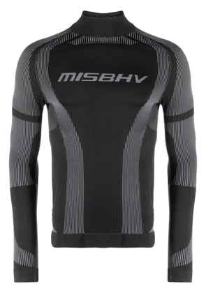 MISBHV logo-print compression top - Black