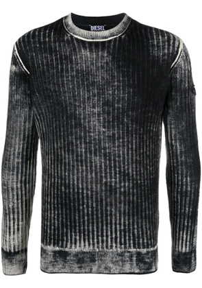 Diesel K-Andelero ribbed-knit jumper - Black