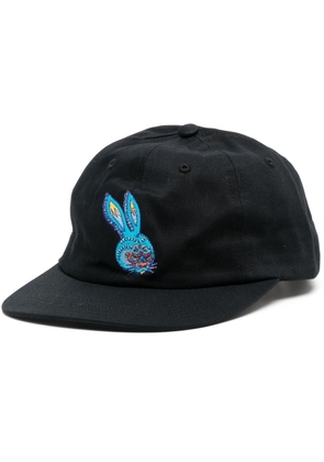 Maharishi Rabbit embroidered cotton cap - Black