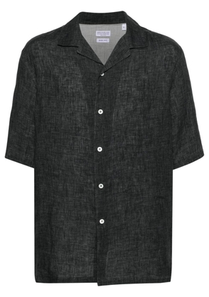 Brunello Cucinelli chambray linen shirt - Grey