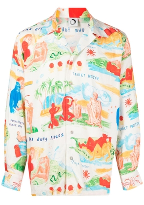Endless Joy graphic-print long-sleeve shirt - Multicolour