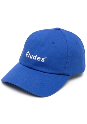 Etudes logo-embroidered baseball cap - Blue