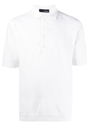 Lardini short-sleeved polo shirt - White