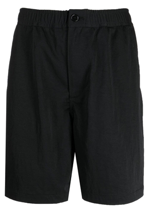 Danton mid-rise elasticated-waist shorts - Black