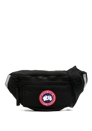 Canada Goose logo-appliqué belt bag - Black