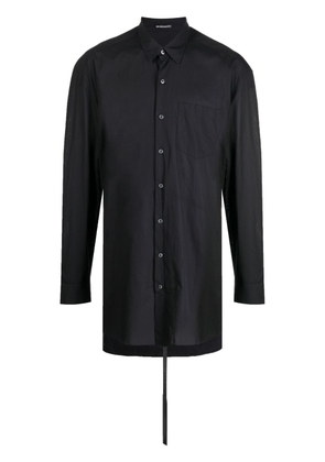 Ann Demeulemeester Cesar long-sleeve poplin shirt - Black