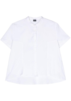 Fay layered-detail poplin shirt - White