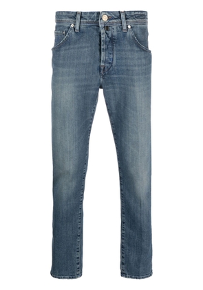 Jacob Cohën Scott low-rise tapered jeans - Blue