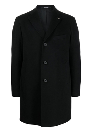 Tagliatore single-breasted tailored coat - Black