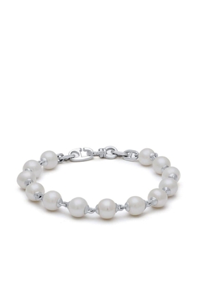 MAOR pearl-detail sterling-silver bracelet - White