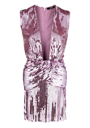 Amen sequin-embellished sleeveless dress - Pink