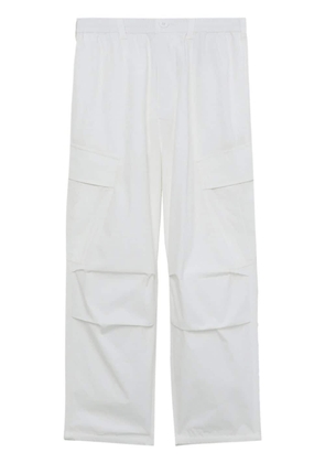 FIVE CM wide-leg cotton cargo trousers - White