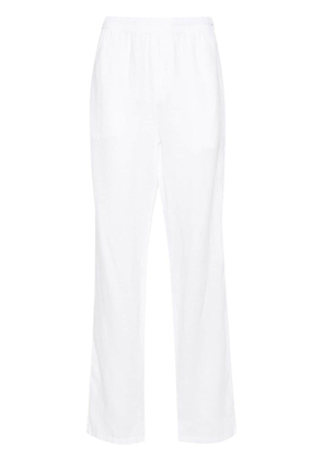 ASPESI linen straight trousers - White